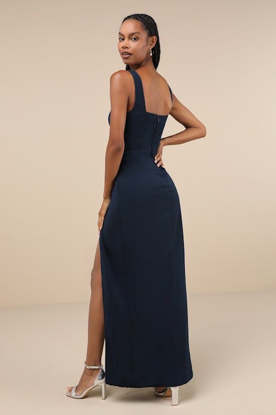 Glamorous Disposition Light Yellow Ruched Maxi Dress