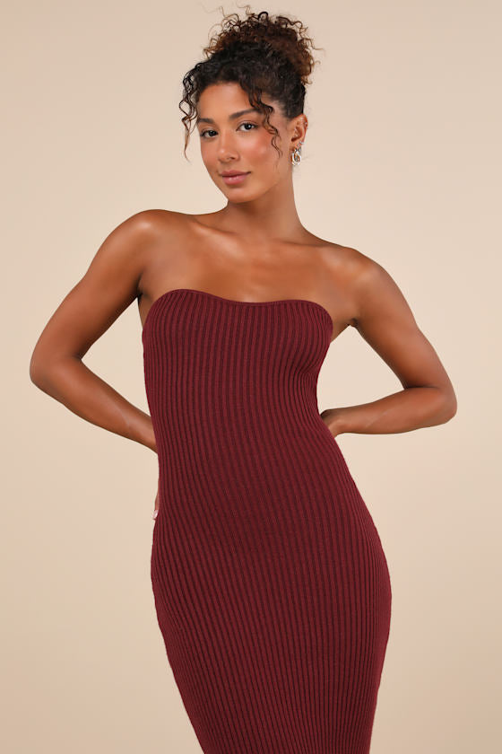 Autumn Aura Beige Ribbed Two-Piece Sweater Dress