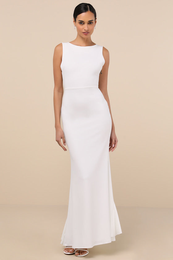 Exquisite Refinement Emerald Backless Bow Ruffled Maxi Dress