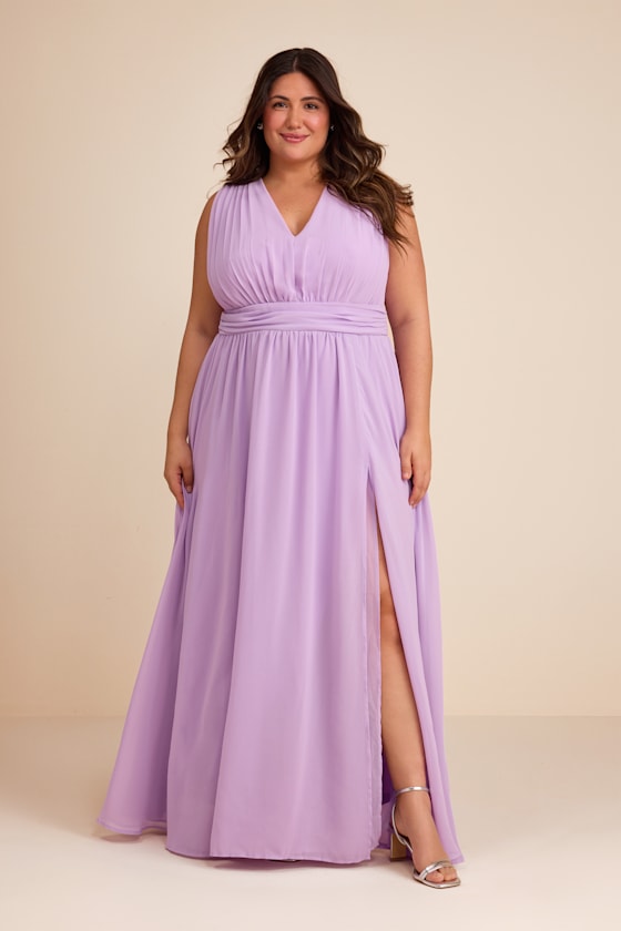 Heavenly Hues Pink Floral Maxi Dress