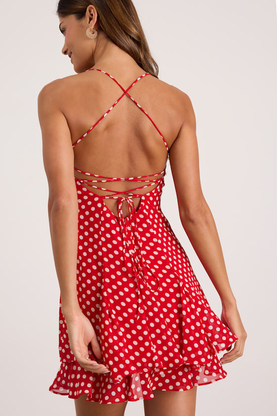 Perfected Sweetness Hot Pink Pleated Tiered Mini Dress